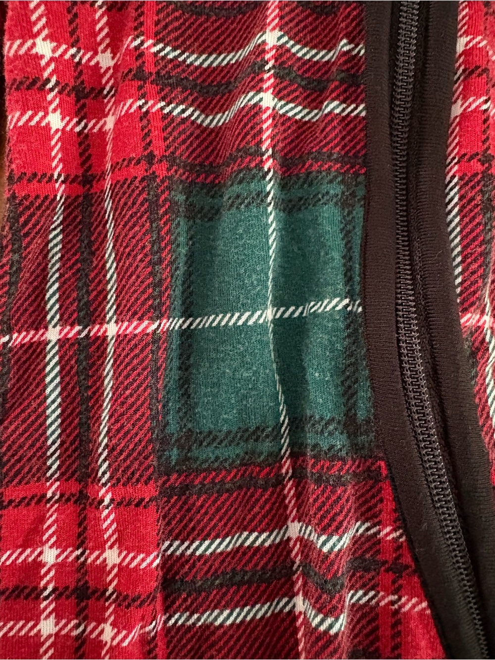 Little Sleepies Fireside Plaid Zippy - Picture 2 of 5